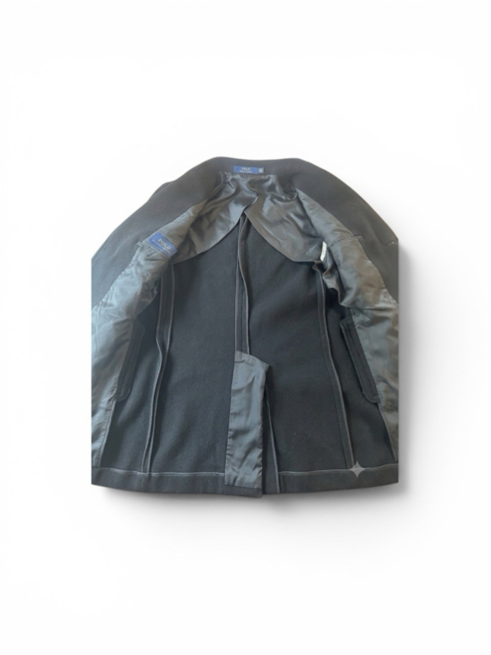Polo Ralph Lauren Men's Wool Blend Overcoat Jacket - Picture 3 of 7